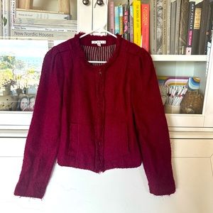 CAbi jacket with fringe detail